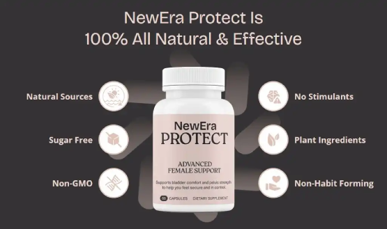 What is NewEra Protect natural bladder support supplement for women improving pelvic floor and urinary health